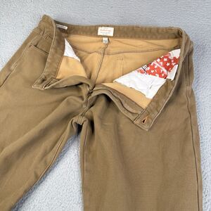 Weatherproof Vintage Pants Men 42x30 Brown Stretch Canvas Fleece Lined Outdoor